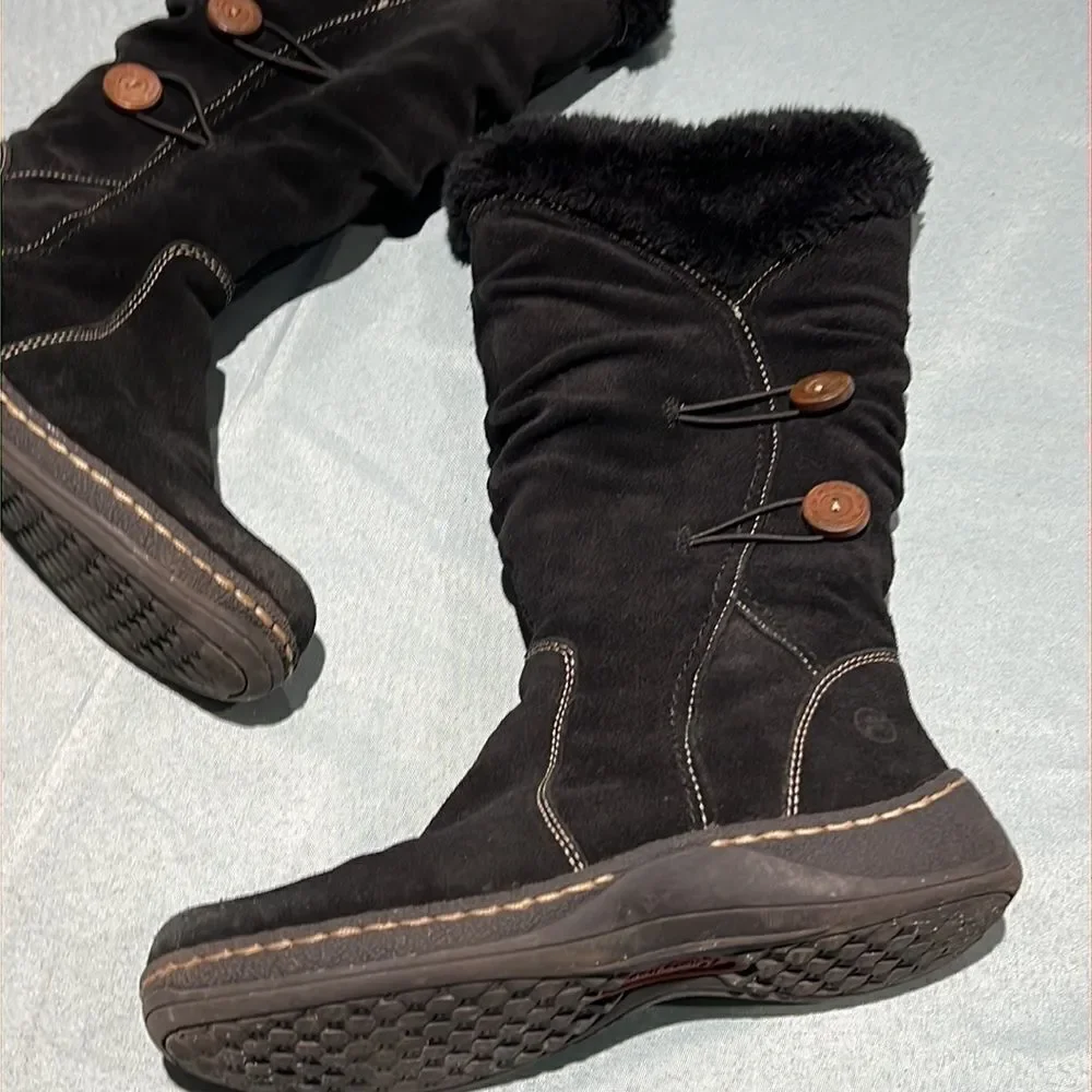 BARETRAPS ESHA Suede‎ Tall Snow Winter Boots Fully Lined Insulated Sz 8 B88